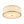 LightFixturesUSA-3-Light Brass White Fabric Drum Cage Semi Flush Mount-Ceiling Light-20 in-