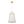 LightFixturesUSA-3-Light Brass White Linen Conical Lantern Chandelier-Chandelier-16 in-