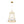 LightFixturesUSA-3-Light Brass White Linen Conical Lantern Chandelier-Chandelier-16 in-