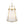 LightFixturesUSA-3-Light Brass White Linen Conical Lantern Chandelier-Chandelier-16 in-
