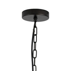 LightFixturesUSA - 3 - Light Candle Style Large Fabric Drum Cage Chandelier - Chandelier - 19.7 in - 