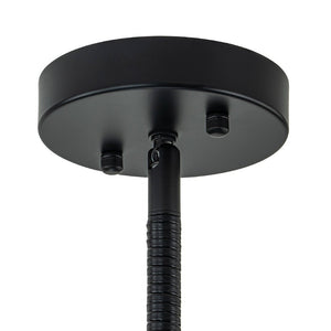 LightFixturesUSA-3-Light Cascade Cluster Clear Glass Bubble Chandelier-Chandelier-Black-