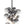 LightFixturesUSA-3-Light Cascade Cluster Clear Glass Bubble Chandelier-Chandelier-Green Glass+ White Finish-
