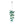 LightFixturesUSA-3-Light Cascade Cluster Clear Glass Bubble Chandelier-Chandelier-Green Glass+ White Finish-