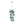 LightFixturesUSA-3-Light Cascade Cluster Clear Glass Bubble Chandelier-Chandelier-Green Glass+ White Finish-