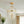 LightFixturesUSA - 3 - Light Clear Glass Bell Jar Lantern Pendant / Semi Flush - Ceiling Light - Brass - 