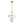 LightFixturesUSA - 3 - Light Clear Glass Bell Jar Lantern Pendant / Semi Flush - Ceiling Light - Brass - 