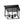 LightFixturesUSA - 3 - Light Clear Seeded Glass Black Square Cage Ceiling Light - Ceiling Light - Black - 
