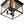 LightFixturesUSA - 3 - Light Clear Seeded Glass Black Square Cage Ceiling Light - Ceiling Light - Black - 