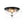 LightFixturesUSA - 3 - light Clear Water Glass Flush Mount Ceiling Light - Ceiling Light - Black - 