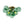LightFixturesUSA - 3 - Light Cluster Green Tinted Glass Globe Bubble Semi Flush - Ceiling Light - Green Bubble - 