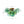 LightFixturesUSA - 3 - Light Cluster Green Tinted Glass Globe Bubble Semi Flush - Ceiling Light - Green Bubble - 