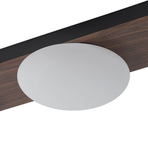 LightFixturesUSA - 3 - Light Dimmable LED Rustic Linear Flush Mount Light - Ceiling Light - 30.7 in - 