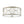 LightFixturesUSA-3-Light Distressed Layered Fabric Drum Cage Semi Flush Mount-Ceiling Light-16 in-