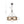 LightFixturesUSA - 3 - Light Farmhouse Open Aged Wood Drum Pendant Light - Chandelier - 3 - Light - 