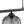 LightFixturesUSA - 3 - Light Gradual Smoked Glass Shade Linear Island Pendant - Chandelier - Black - 