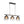 LightFixturesUSA - 3 - Light Gradual Smoked Glass Shade Linear Island Pendant - Chandelier - Black - 