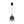 LightFixturesUSA - 3 - Light Gradual Smoked Glass Shade Linear Island Pendant - Chandelier - Black - 