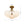 Load image into Gallery viewer, LightFixturesUSA - 3 - Light Opal Glass Sphere Semi Flush Mount Light - Ceiling Light - Brass - 
