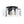 LightFixturesUSA - 3 - Light Water Textured Glass Drum Cage Semi Flush Mount - Ceiling Light - Black - 