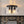 LightFixturesUSA - 3 - Light Water Textured Glass Drum Cage Semi Flush Mount - Ceiling Light - Black - 