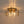 LightFixturesUSA - 3 - Light Water Textured Glass Drum Cage Semi Flush Mount - Ceiling Light - Brass (Pre - Order) - 