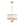 LightFixturesUSA - 3 - Light White Fabric Candle Style Round Drum Cage Pendant - Chandelier - 15.7 in - 
