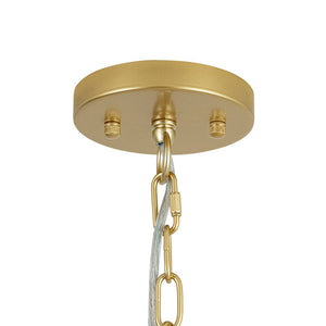 LightFixturesUSA - 3 - Light White Fabric Candle Style Round Drum Cage Pendant - Chandelier - 15.7 in - 