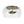 LightFixturesUSA-3-Light Wide Bowl Hammered Glass Round Flush Mount-Ceiling Light-Brass-