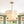 LightFixturesUSA - 3 - Tier Beige Woven Thread Round Cage Pendant Light - Chandelier - Beige - 