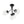 LightFixturesUSA - 4 - Light Bloom Clear Glass Globe Semi Flush Mount - Ceiling Light - Black - 