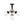 LightFixturesUSA - 4 - Light Bloom Clear Glass Globe Semi Flush Mount - Ceiling Light - Black - 