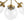 LightFixturesUSA - 4 - Light Bloom Clear Glass Globe Semi Flush Mount - Ceiling Light - Brass - 