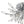 LightFixturesUSA-4-Light Bloom Crystal Leaf Semi Flush Mount Light-Ceiling Light-Nickel-