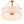 LightFixturesUSA - 4 - Light Brass White Linen Wide Drum Cage Pendant Light - Chandelier - 24.8 in. - 