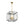 LightFixturesUSA - 4 - Light Candle Style Tiered Square Lantern Pendant - Chandelier - 4 - Lt - 