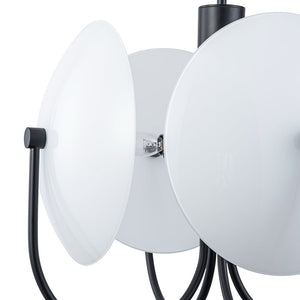 LightFixturesUSA - 4 - Light Celestial Shine Opal Glass Cover Round Chandelier - Chandelier - White Glass - 