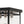 LightFixturesUSA - 4 - Light Clear Glass Black Square Cage Flush Mount Ceiling Light - Ceiling Light - 11 in. - 