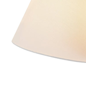 LightFixturesUSA - 4 - Light Cluster White Fabric Cone Shade Chandelier - Chandelier - 25 in - 