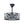 LightFixturesUSA - 4 - Light Crystal Accented Drum Cage Ceiling Fan Light - Ceiling Light - Black - 