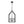 LightFixturesUSA - 4 - light Farmhouse Candle Style Black Lantern Pendant Light - Pendant Light - Black - 