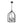 LightFixturesUSA - 4 - light Farmhouse Candle Style Black Lantern Pendant Light - Pendant Light - Black - 
