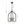 LightFixturesUSA - 4 - light Farmhouse Candle Style Black Lantern Pendant Light - Pendant Light - Black - 