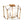 LightFixturesUSA - 4 - light French Antique Candle Style Lantern Semi Flush - Ceiling Light - Gold - 
