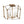 LightFixturesUSA - 4 - light French Antique Candle Style Lantern Semi Flush - Ceiling Light - Gold - 