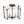 LightFixturesUSA - 4 - light French Antique Candle Style Lantern Semi Flush - Ceiling Light - Gold - 