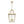 LightFixturesUSA - 4 - Light French Candle Style Wide Square Glass Lantern Pendant - Chandelier - Brass - 