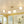 LightFixturesUSA-4-Light Opal Glass Globe Linear Island Semi Flush Chandelier-Ceiling Light-Brass-