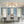 LightFixturesUSA-4-Light Opal Glass Globe Linear Island Semi Flush Chandelier-Ceiling Light-Brass-