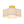 LightFixturesUSA-4-Light White Fabric Quatrefoil Cage Semi Flush Mount-Ceiling Light-Brass-